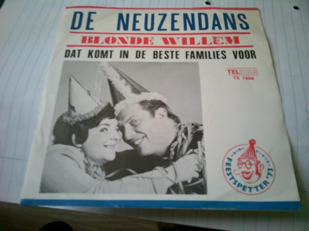 BLONDE WILLEM DE NEUZENDANS - DAT KOMT IN DE BESTE FAMILIES, Cd's en Dvd's, Vinyl | Nederlandstalig, 7 inch, Ophalen of Verzenden