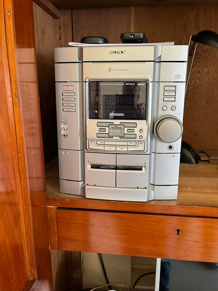 Sony stereo installatie + speakers, Ophalen of Verzenden, Gebruikt, Speakers, Sony
