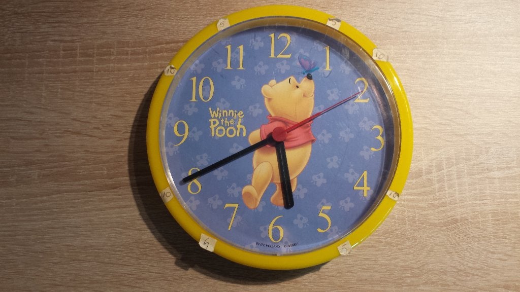 Whinnie the Pooh klok, Ophalen, Overige merken, Overige kleuren, Zo goed als nieuw