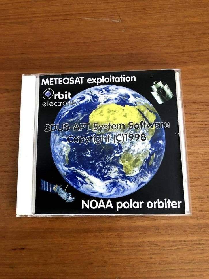 Retro Meteosat satellietontvanger met schotel / PC kaart, Ophalen of Verzenden, Gebruikt, Ontvanger