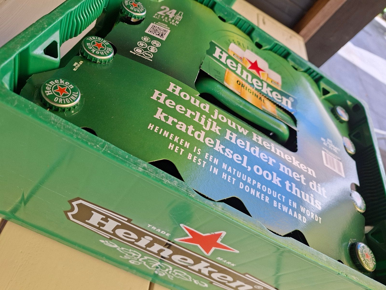 Krat Heineken pils, Verzamelen, Ophalen, Nieuw, Flesje(s), Heineken