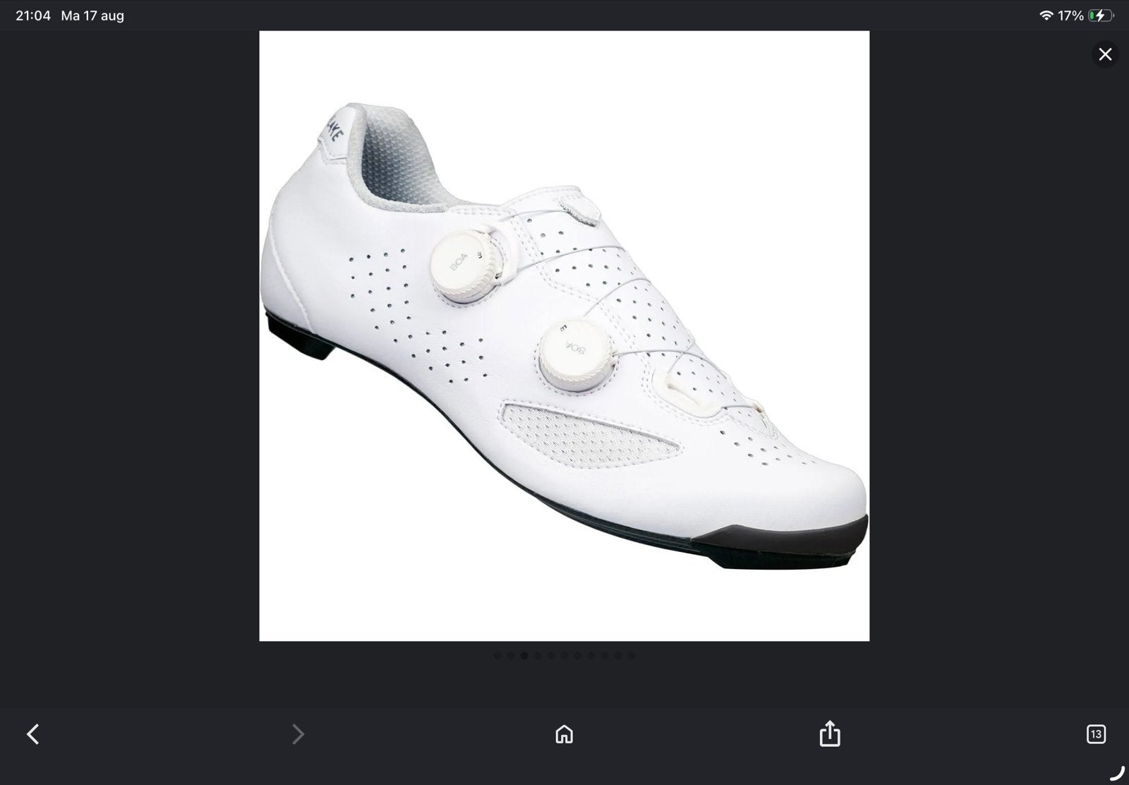 Lake cx 239 Witte fietsschoenen, Fietsen en Brommers, Fietsaccessoires | Fietskleding, Ophalen, Dames, Schoenen, Nieuw