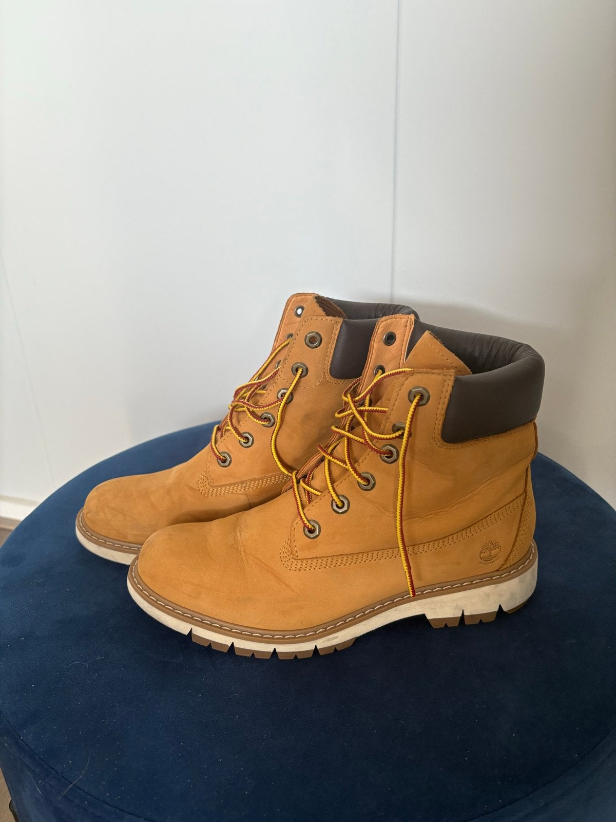Timberland bruine boots - Maat 41, Ophalen of Verzenden, Gedragen, Bruin, Lage of Enkellaarzen