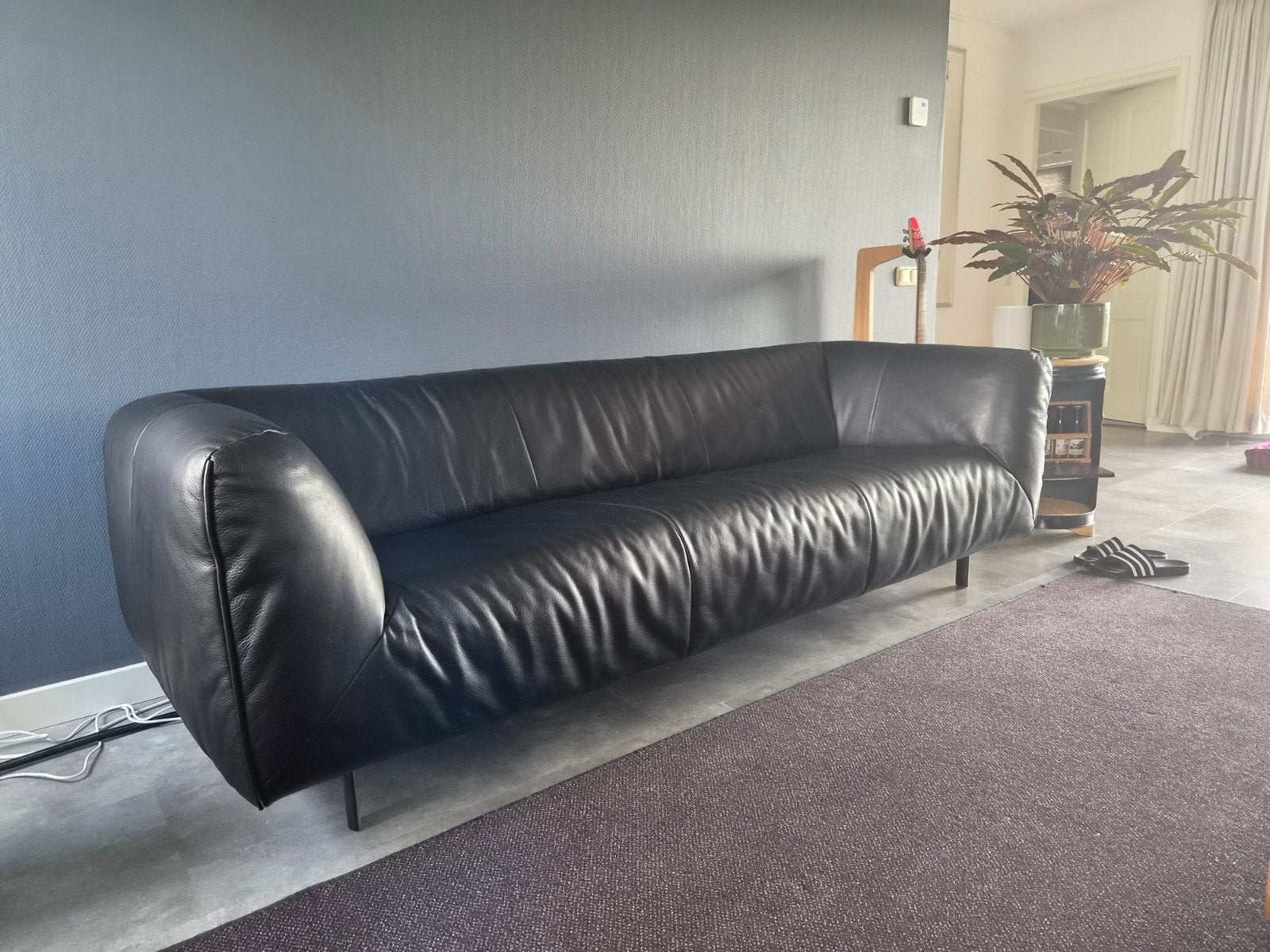 Label Gerard van den Berg Moby Dick 3 zits bank, Huis en Inrichting, Ophalen, 75 tot 100 cm, Leer
