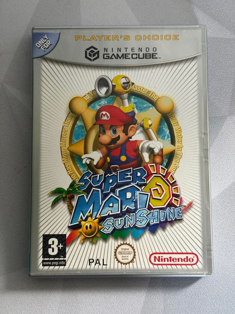 Super Mario Sunshine - Nintendo GameCube (Player's Choice), Spelcomputers en Games, Games | Nintendo GameCube, 1 speler, Ophalen of Verzenden