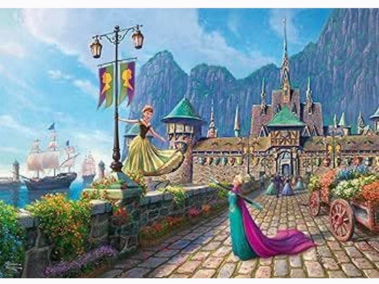 Schmidt 58042 Disney Frozen Celebration in Arendelle puzzel, Ophalen of Verzenden, 500 t/m 1500 stukjes, Nieuw, Legpuzzel