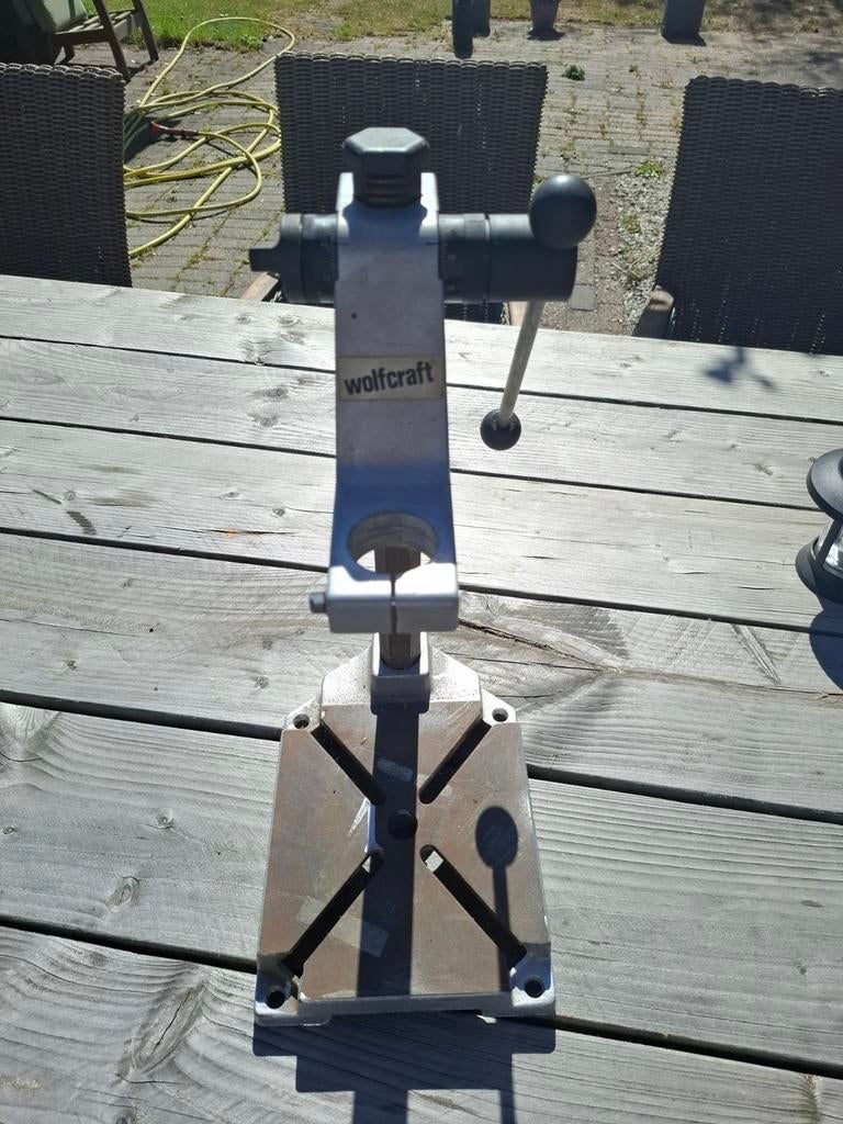 Wolfcraft Boorstandaard - Perfect voor Precisieboren, Ophalen of Verzenden, Gebruikt, Kolomboormachine