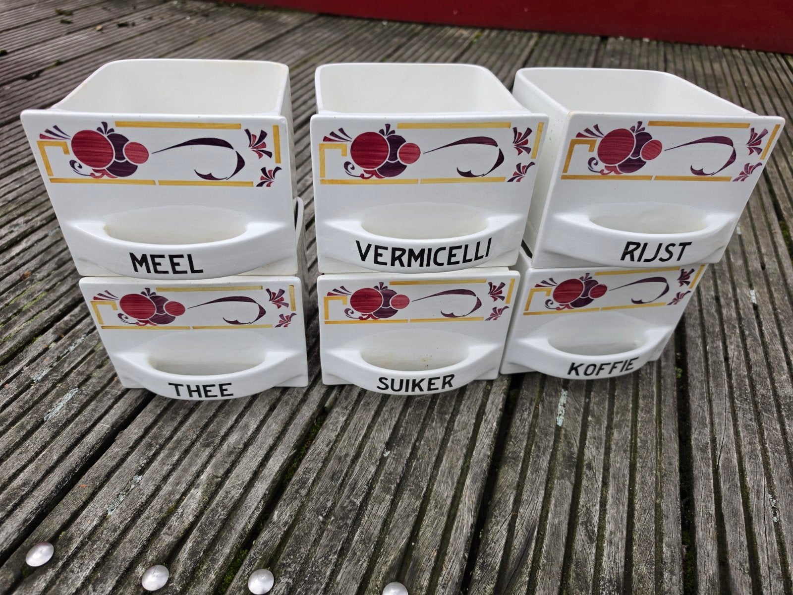 te koop  een mooie  oude brocante   kruiden rekje, Antiek en Kunst, Curiosa en Brocante, Ophalen of Verzenden