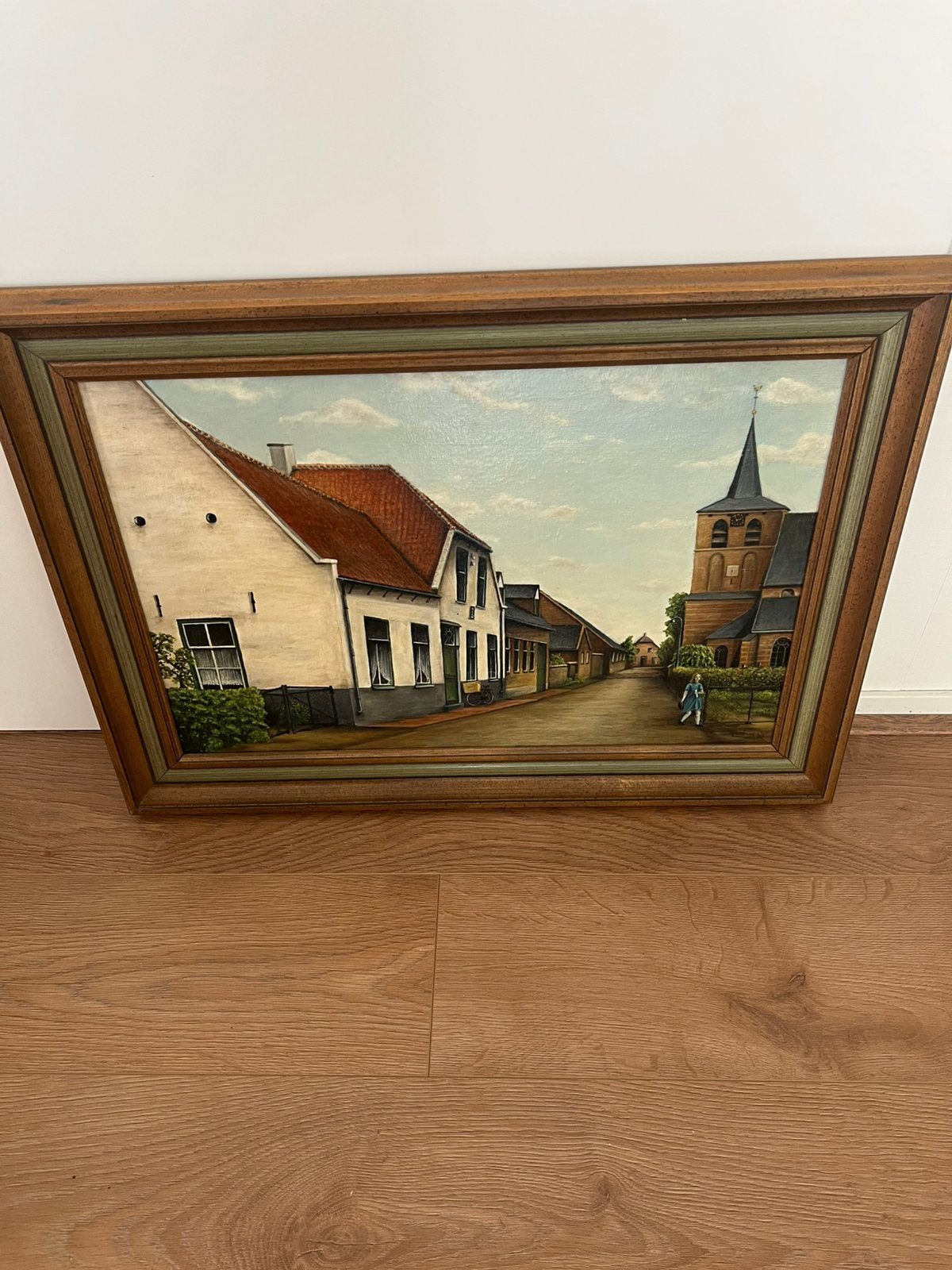 Schilderij van Rosmalen, Ophalen, Doek, Oud hollands, Gesigneerd