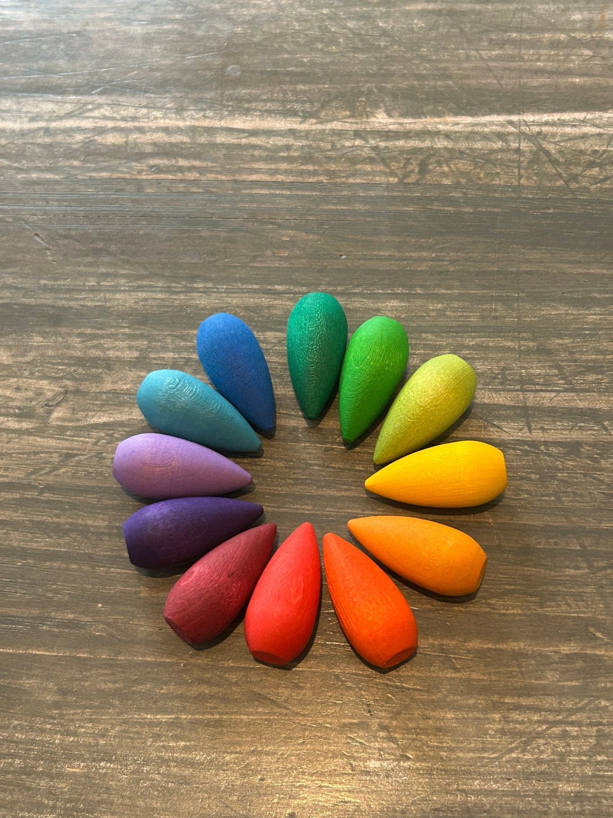Grapat regenboog loose parts - snowflakes (12 stuks), Kinderen en Baby's, Ophalen of Verzenden, Nieuw, Bouwen