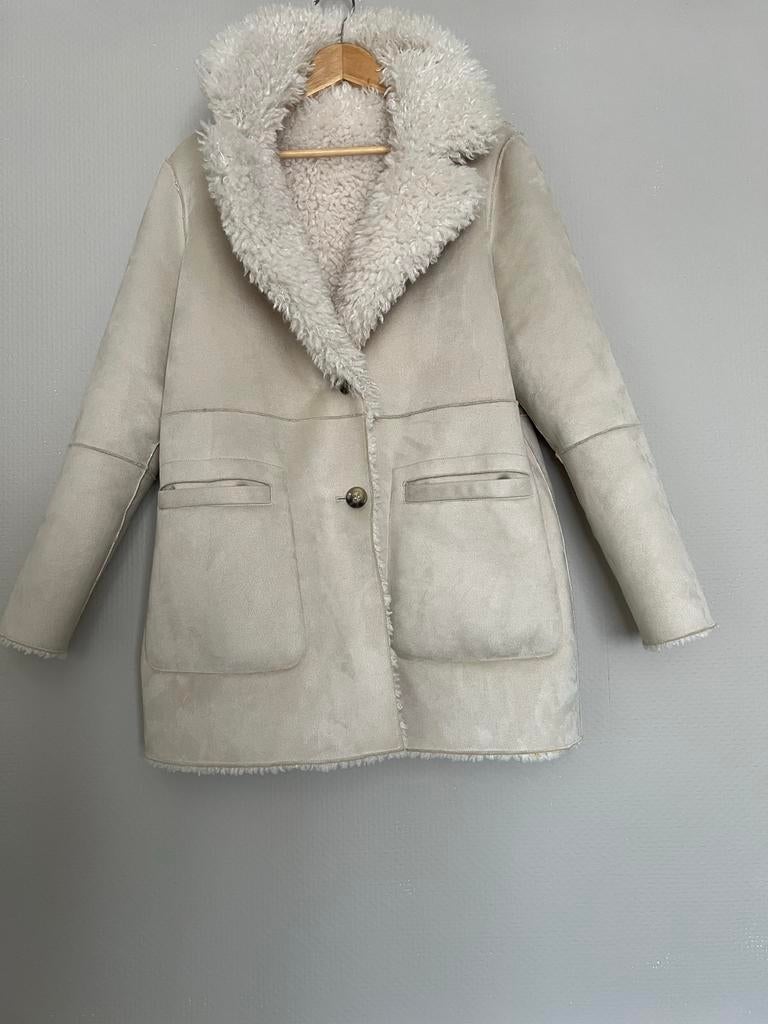Beaumont winterjas maat 40, Ophalen of Verzenden, Gedragen, Maat 38/40 (M), Beige