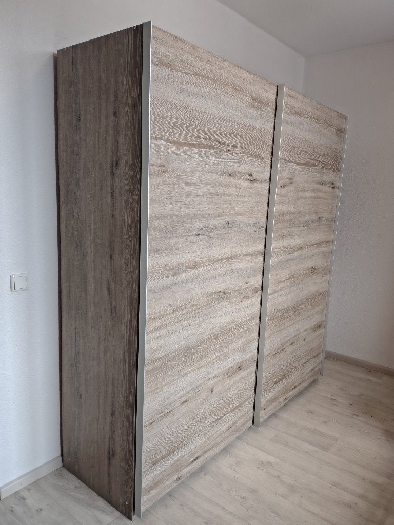 Kledingkast met schuifdeuren, Ophalen, Met plank(en), Gebruikt, 200 cm of meer