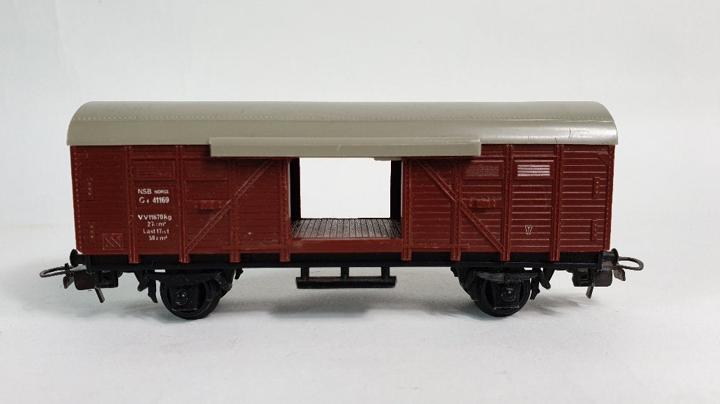 Piko 41169 Noorse NSB goederenwagon, zonder deurtjes. S29, Hobby en Vrije tijd, Modeltreinen | H0, Tweedehands verkoop, Tweedehands verkoop