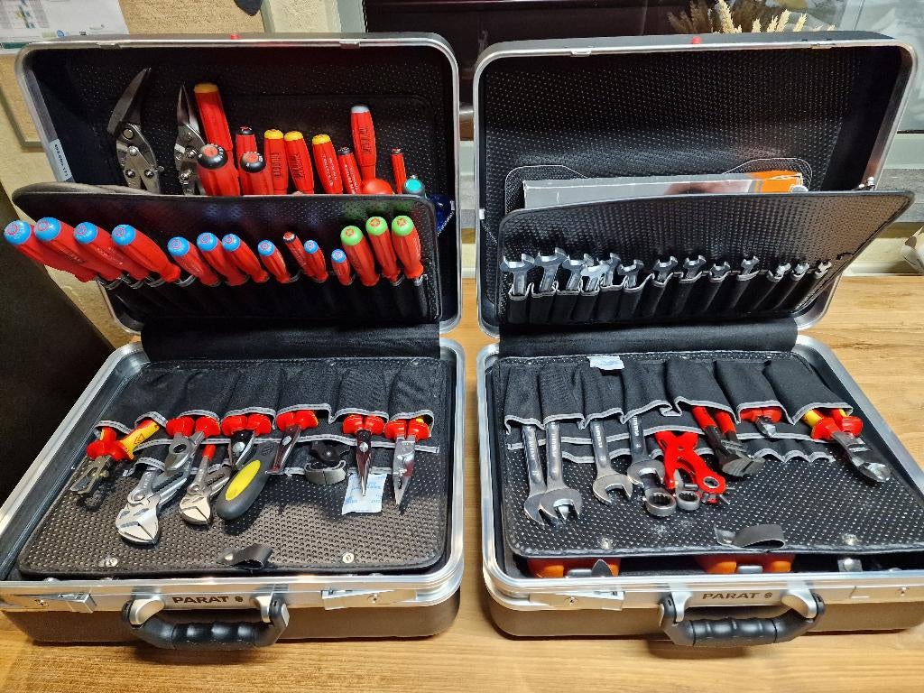 Gereedschapskoffers PARAT, Doe-het-zelf en Verbouw, Gereedschapskisten, Ophalen, Gevuld, Nieuw
