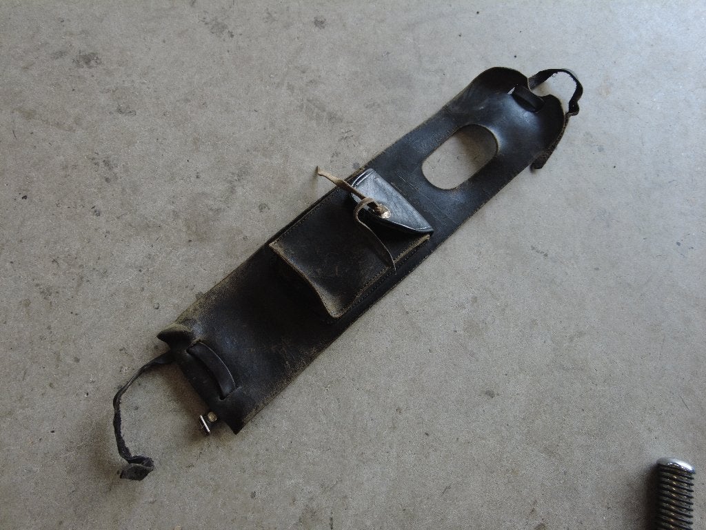 Suzuki VS1400 Tankcover leer, Ophalen of Verzenden, Gebruikt