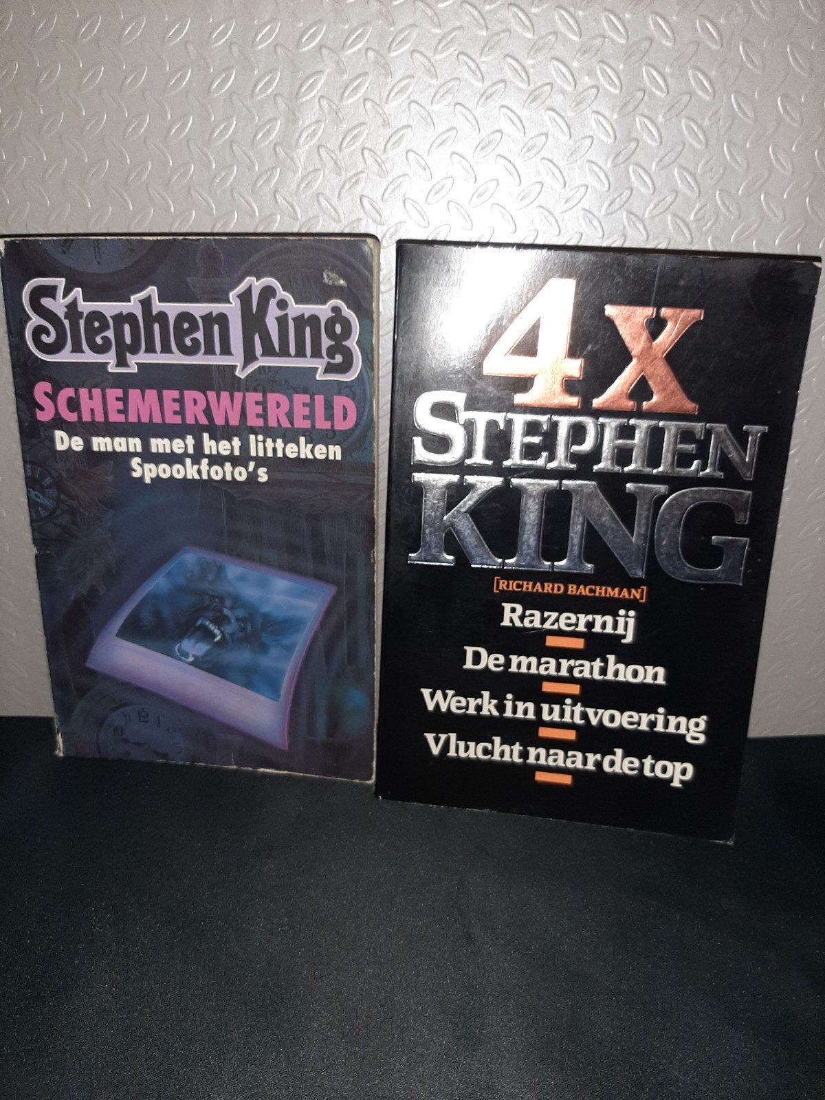 Stephen King Boeken: Schemerwereld & 4x Stephen King, Boeken, Ophalen of Verzenden, Gelezen, Stephen King, Nederland
