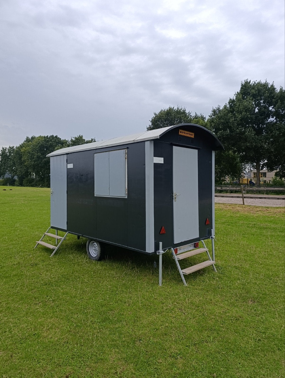 nette Bohmer schaftwagen bouwkeet pipowagen, Ophalen, Gebruikt