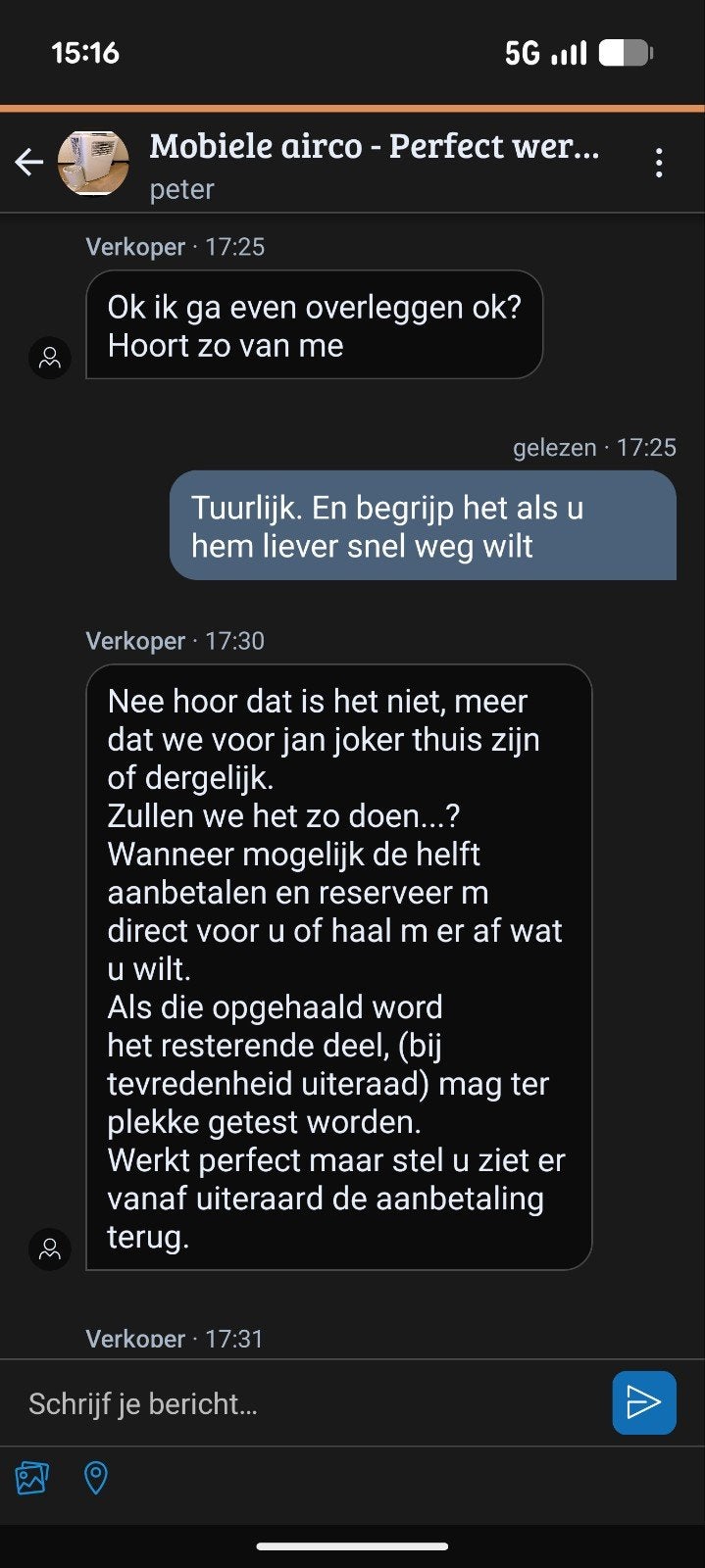 pas op!, Ophalen