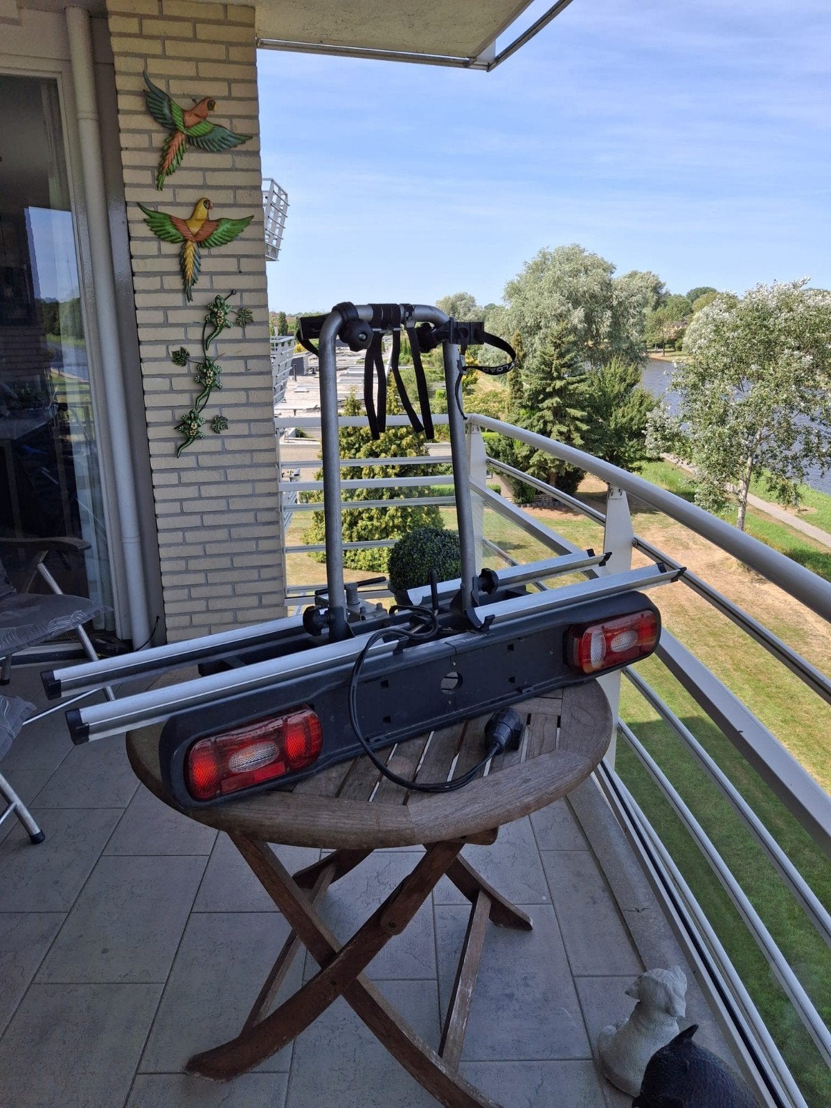 Twinny Load Kantelbare Fietsendrager voor 2 E-bikes, Gebruikt, Ophalen of Verzenden, 2 fietsen, Trekhaakdrager