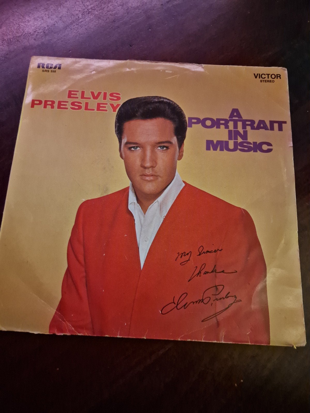 Elvis Presley - A Portrait in Music LP (RCA Victor), Cd's en Dvd's, Vinyl | Rock, Ophalen of Verzenden, Gebruikt, 12 inch, LP