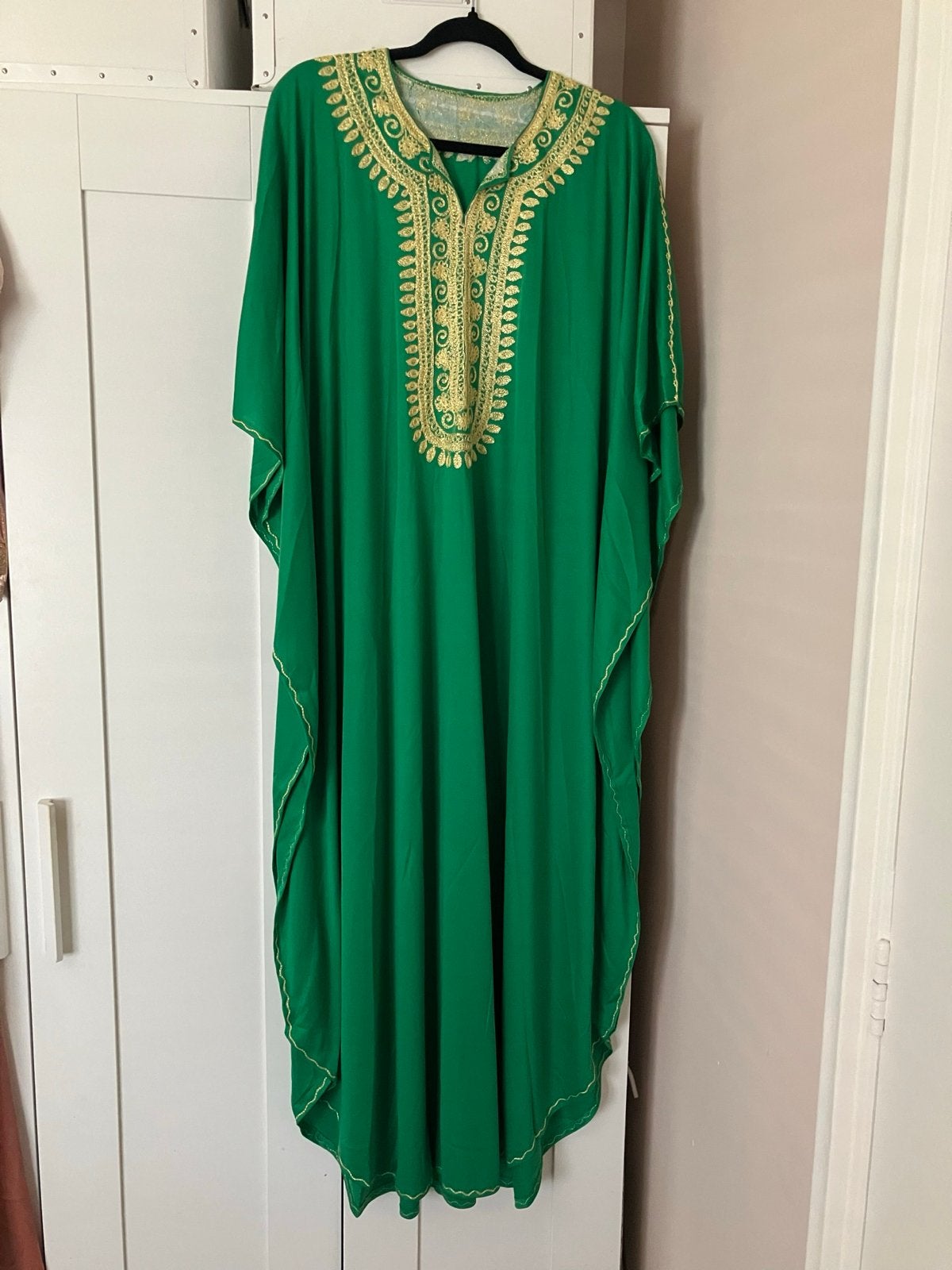 Nieuwe Marokkaanse huisjurk - Ruime pasvorm, Ophalen of Verzenden, Nieuw, Maat 46/48 (XL) of groter, Groen