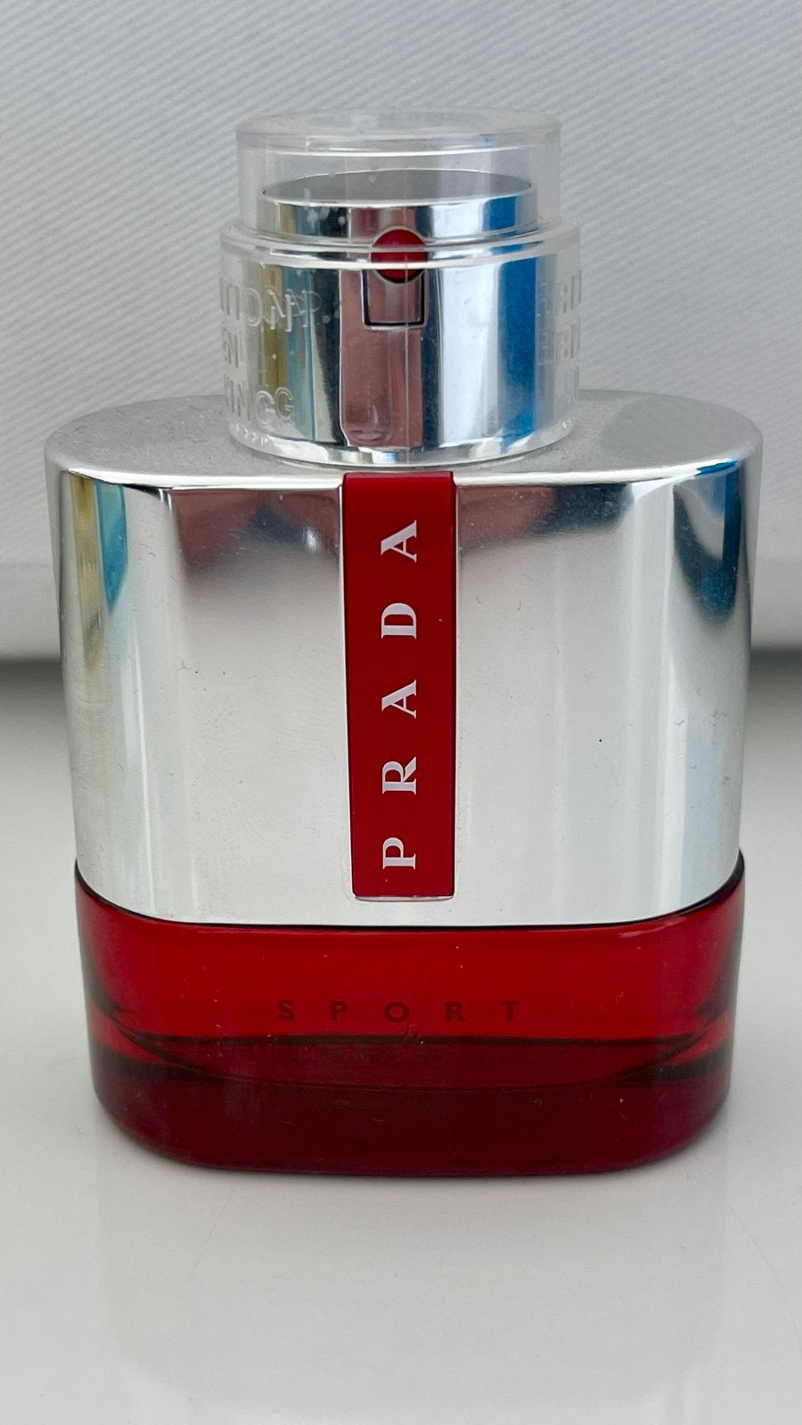 Prada Luna Rossa Sport EDT for Men – 50 ml, Approx. 80% Full, Ophalen of Verzenden, Gebruikt