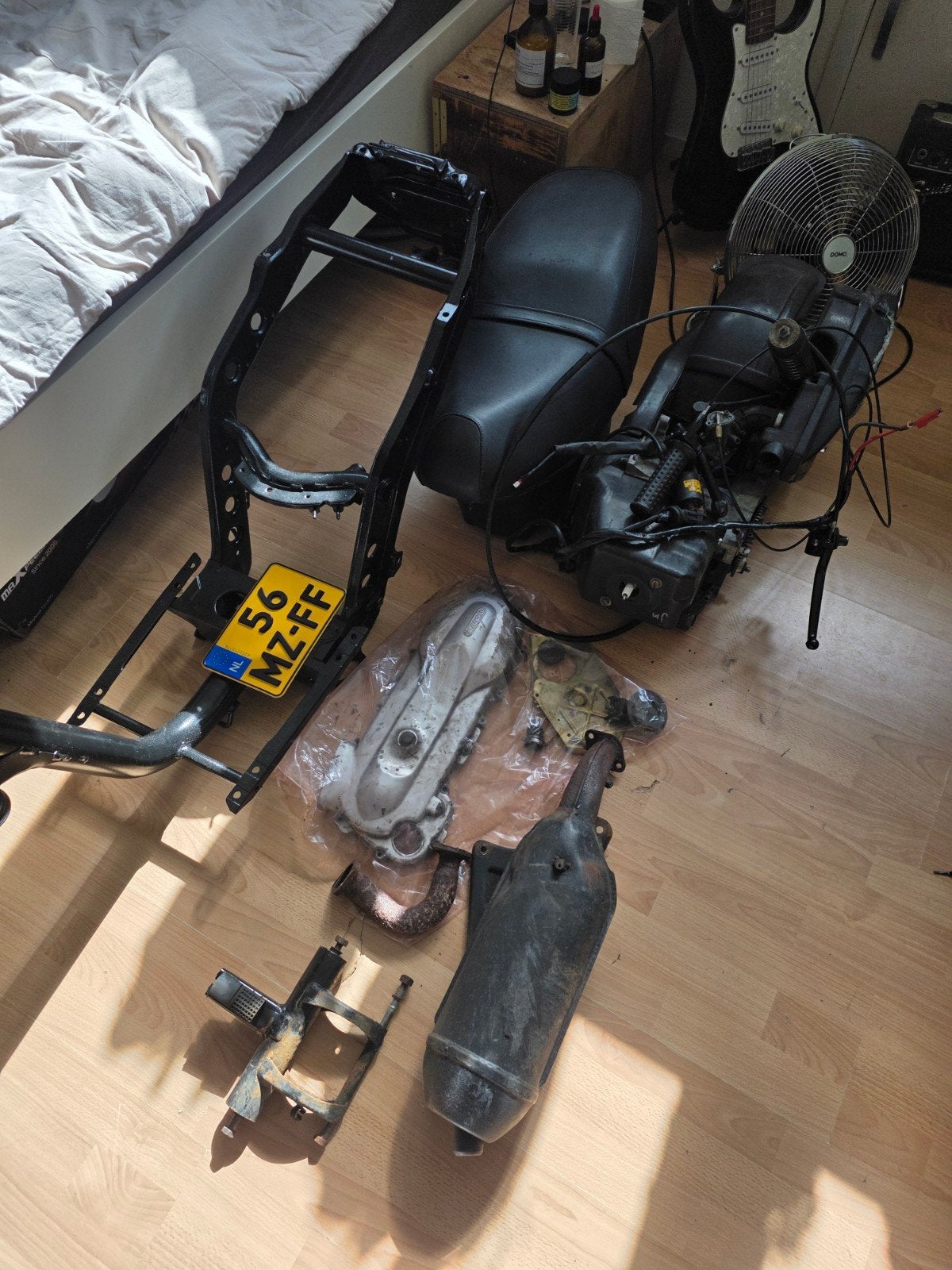 Piaggio Zip SP Onderdelen - Frame, Motorblok, Zadel, Uitlaat, Ophalen of Verzenden, Gebruikt, Frame, Piaggio
