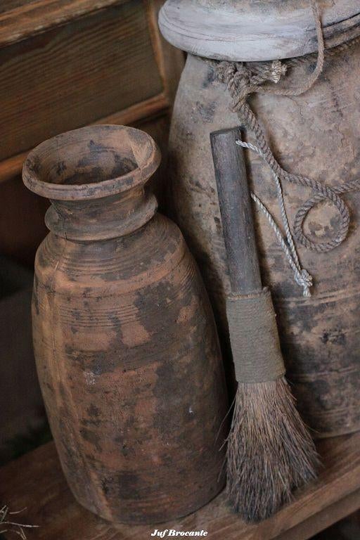 Nepalese kruik, Nepalese kruiken, vaas, sober en stoer, Www.jufbrocante.nl, Www.jufbrocante.nl, Nieuw, Ophalen of Verzenden
