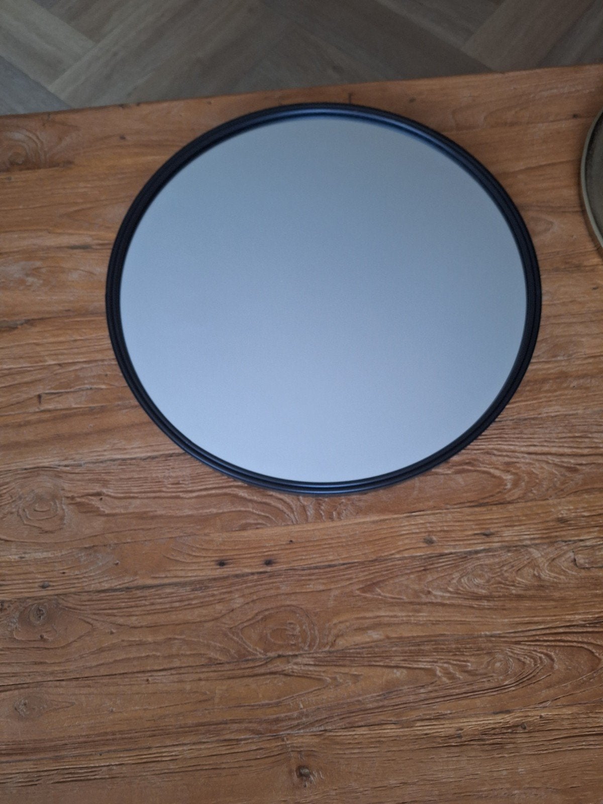 Spiegel NIEUW 40 cm Zwart, Ophalen, Minder dan 50 cm, Rond, Nieuw