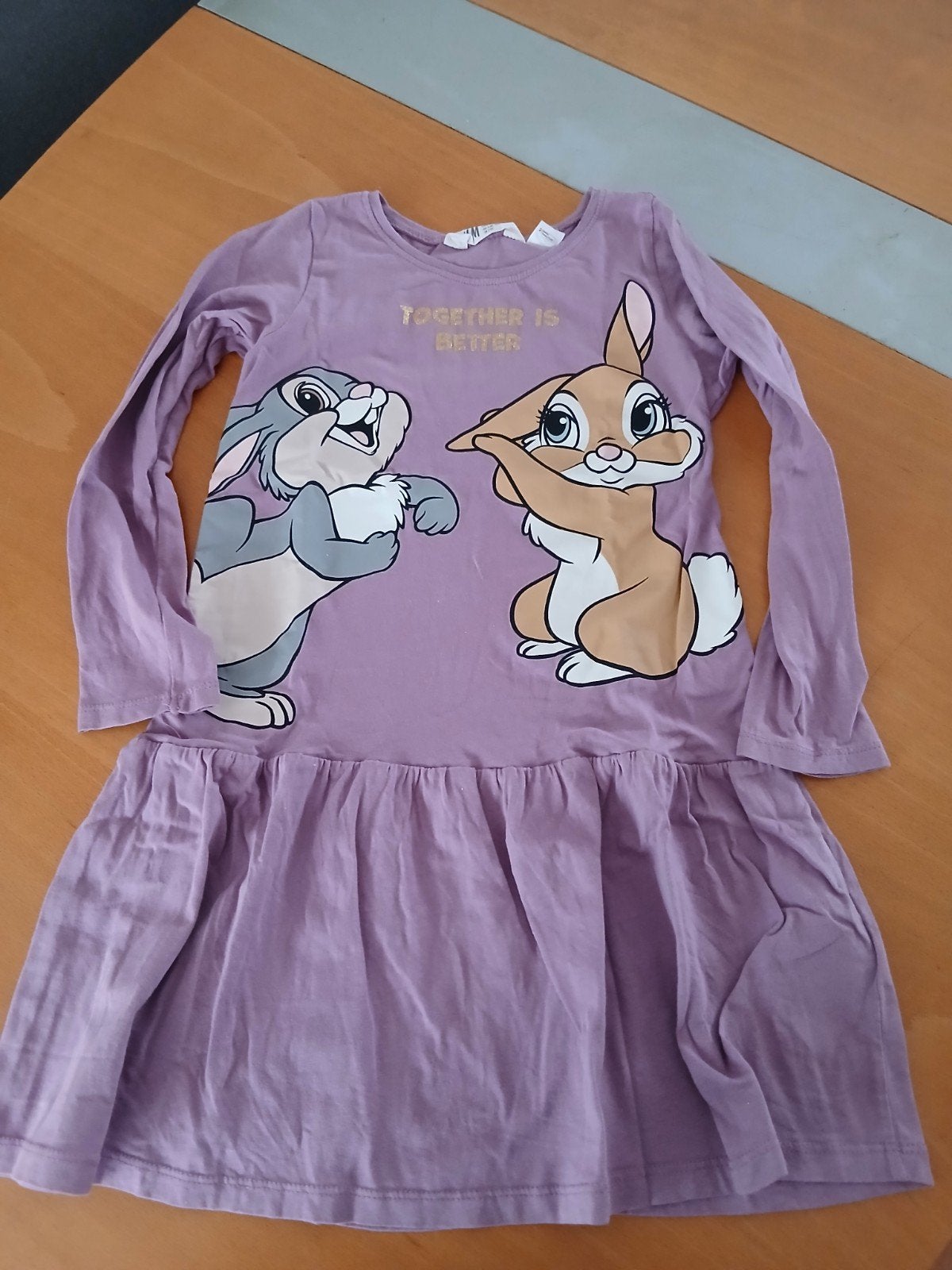 jurk maat 122/128. stampertje  H en M, Kinderen en Baby's, Kinderkleding | Maat 122, Meisje, H&M, Ophalen of Verzenden, Zo goed als nieuw