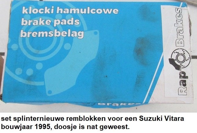 remblokken voor SUZUKI VITARA, Ophalen of Verzenden, Nieuw, Suzuki