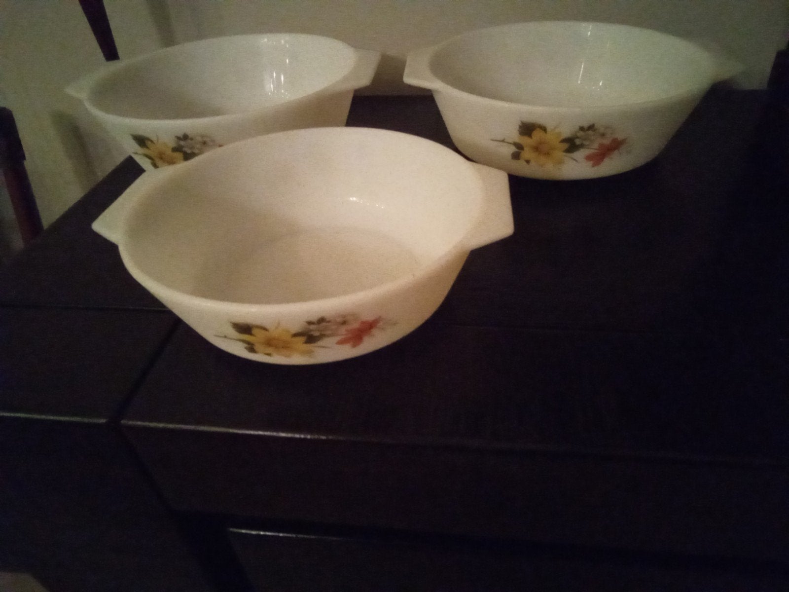Schalen retro vintage merk JAJ England oven schalen.
VINTAGE, Ophalen of Verzenden