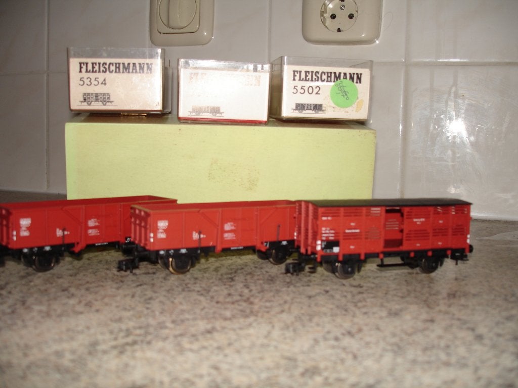 WAGON,S FLEISCHMANN € 30.00, Wisselstroom, Fleischmann, Wagon, Ophalen of Verzenden