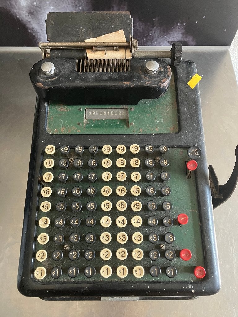 Barret Desk Machine(rekenmachine), Antiek en Kunst, Ophalen of Verzenden