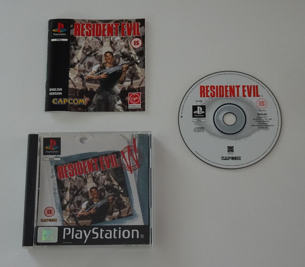 Resident Evil compleet voor Sony PlayStation, Spelcomputers en Games, Games | Sony PlayStation 1, Ophalen, Vanaf 18 jaar, Overige genres