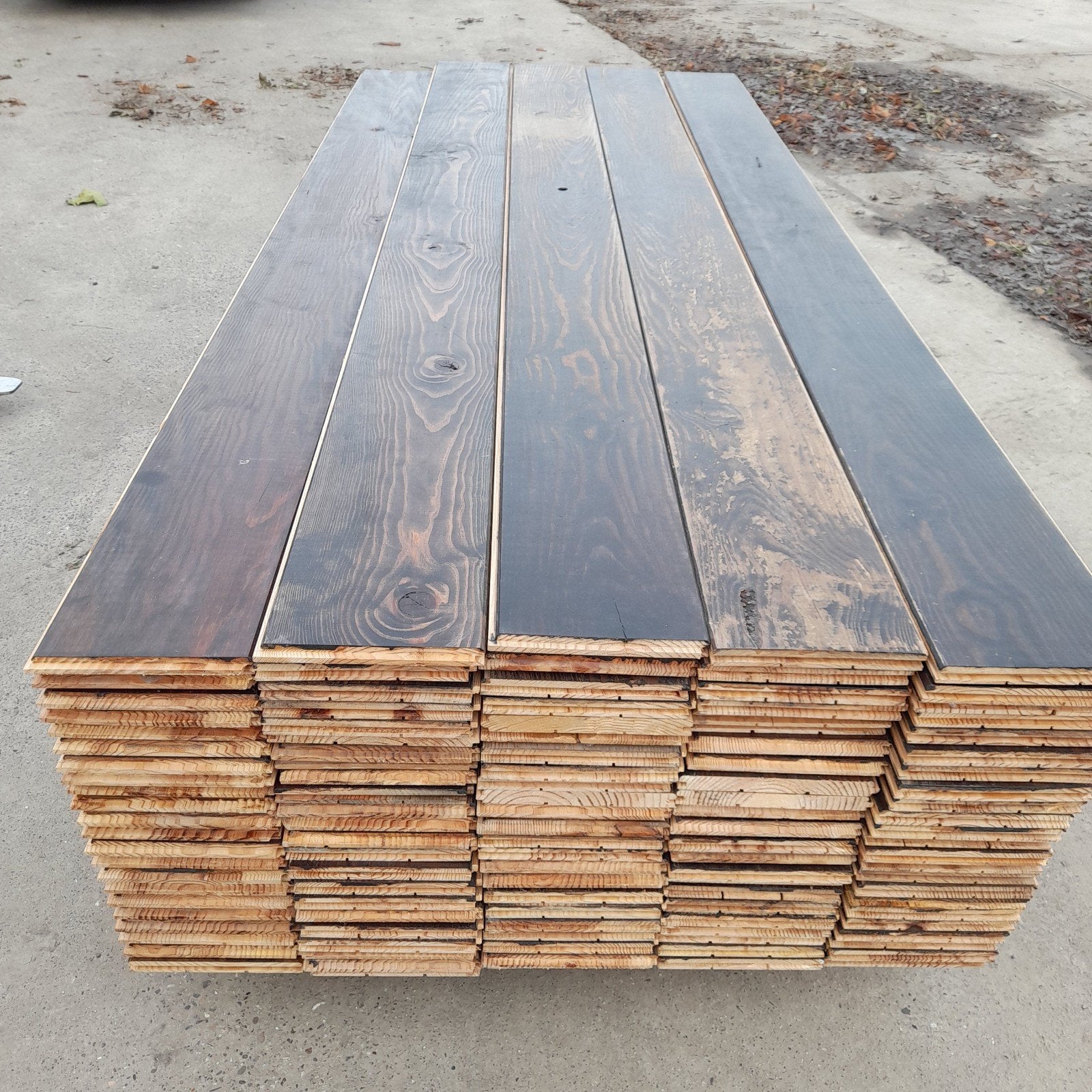 Massief grenen vloer 51 m2 houten vloerdelen