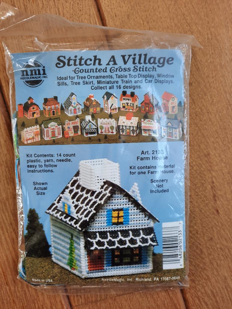 NeedleMagic - Borduur setje - Stitch a village - Nieuw -, Ophalen of Verzenden, Nieuw