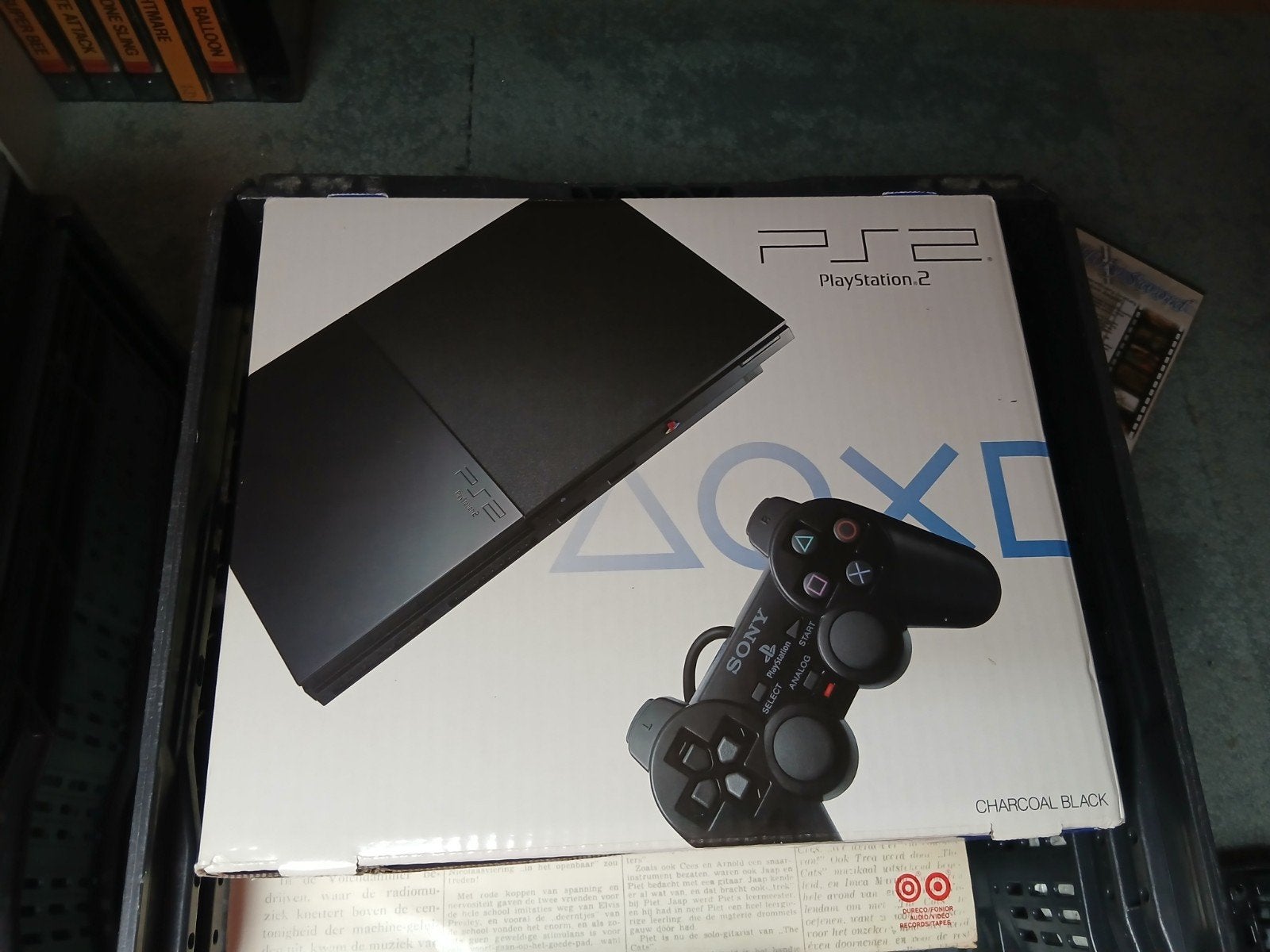 Sony PlayStation 2 (PS2) Slim - Charcoal Black, Ophalen of Verzenden