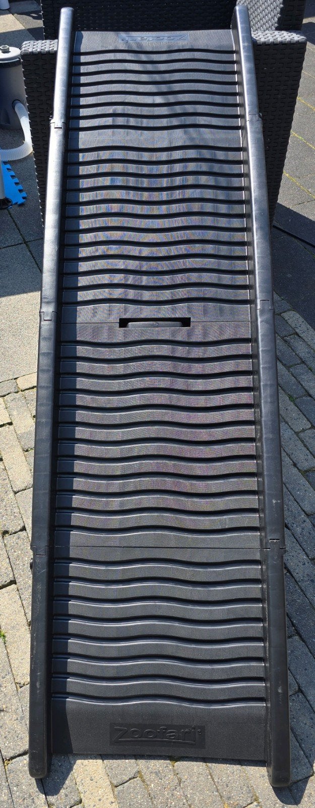 Hondenloopplank zoofari, Ophalen