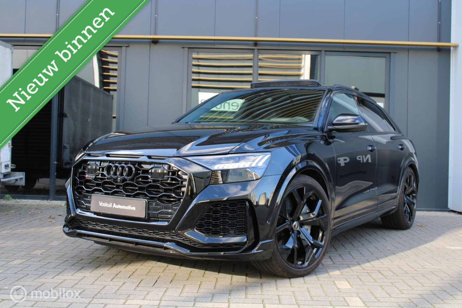 Audi RS Q8 4.0 TFSI RS Q8 quattro, Auto's, Gebruikt, 600 pk, Zwart, Leder