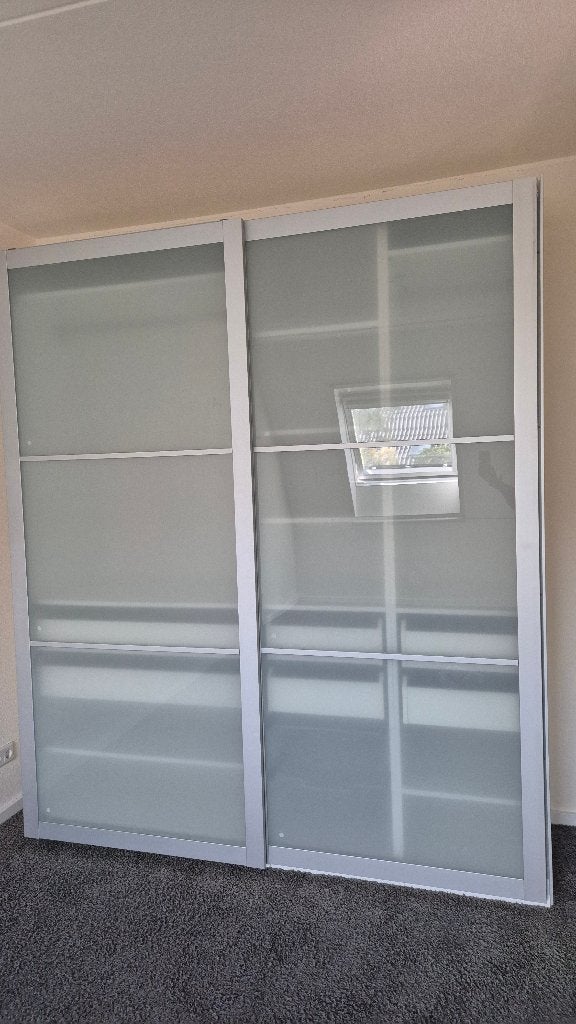 Kledingkast (Ikea pax kast), Gebruikt, 200 cm of meer, Glas, 200 cm of meer