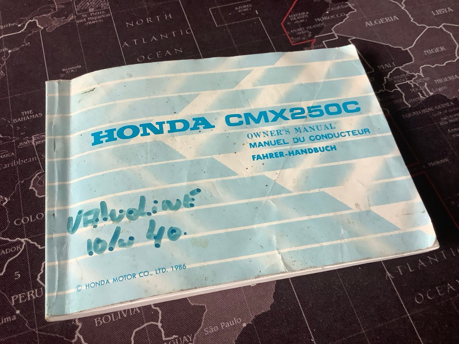 Honda CMX250C Owner's Manual - Handleiding., Verzenden, Honda