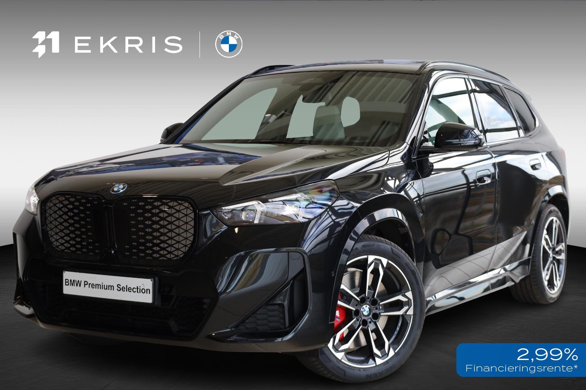 BMW iX1 eDrive20 | M Sport Pro | Panoramadak | Driving Assis, 514 km, 750 kg, Met garantie (alle), Zwart