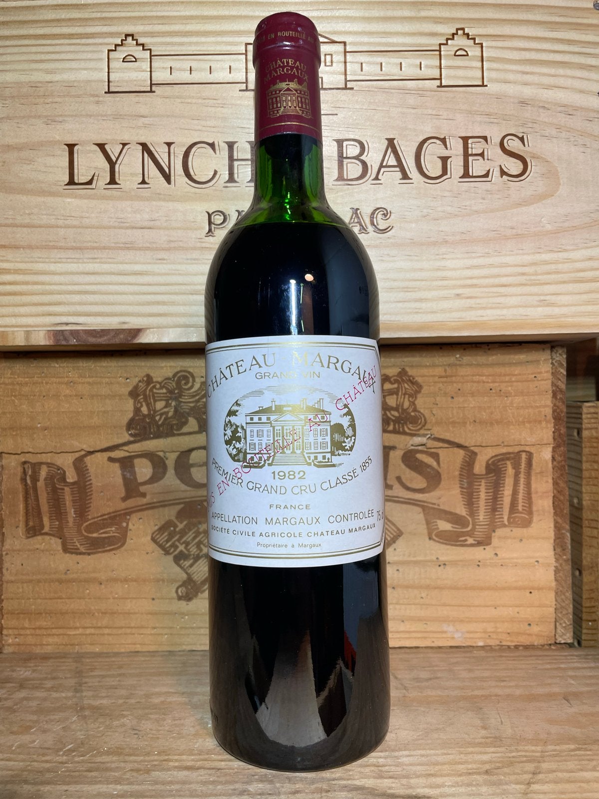 Château Margaux 1982 - Premier Grand Cru Classé, Frankrijk, Ophalen of Verzenden, Zo goed als nieuw, Rode wijn