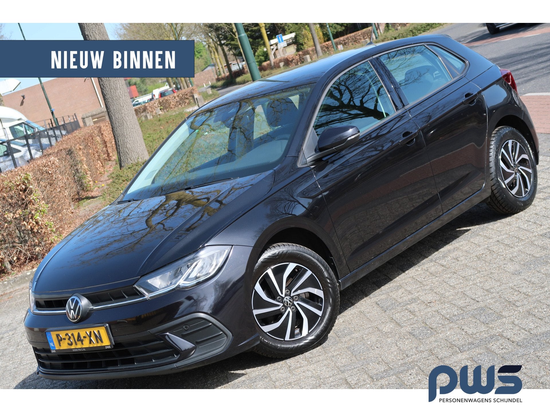 Volkswagen Polo 1.0 TSI Life Navi / Carplay / Adap. Cruise /, Auto's, Voorwielaandrijving, Stof, Gebruikt, 580 kg