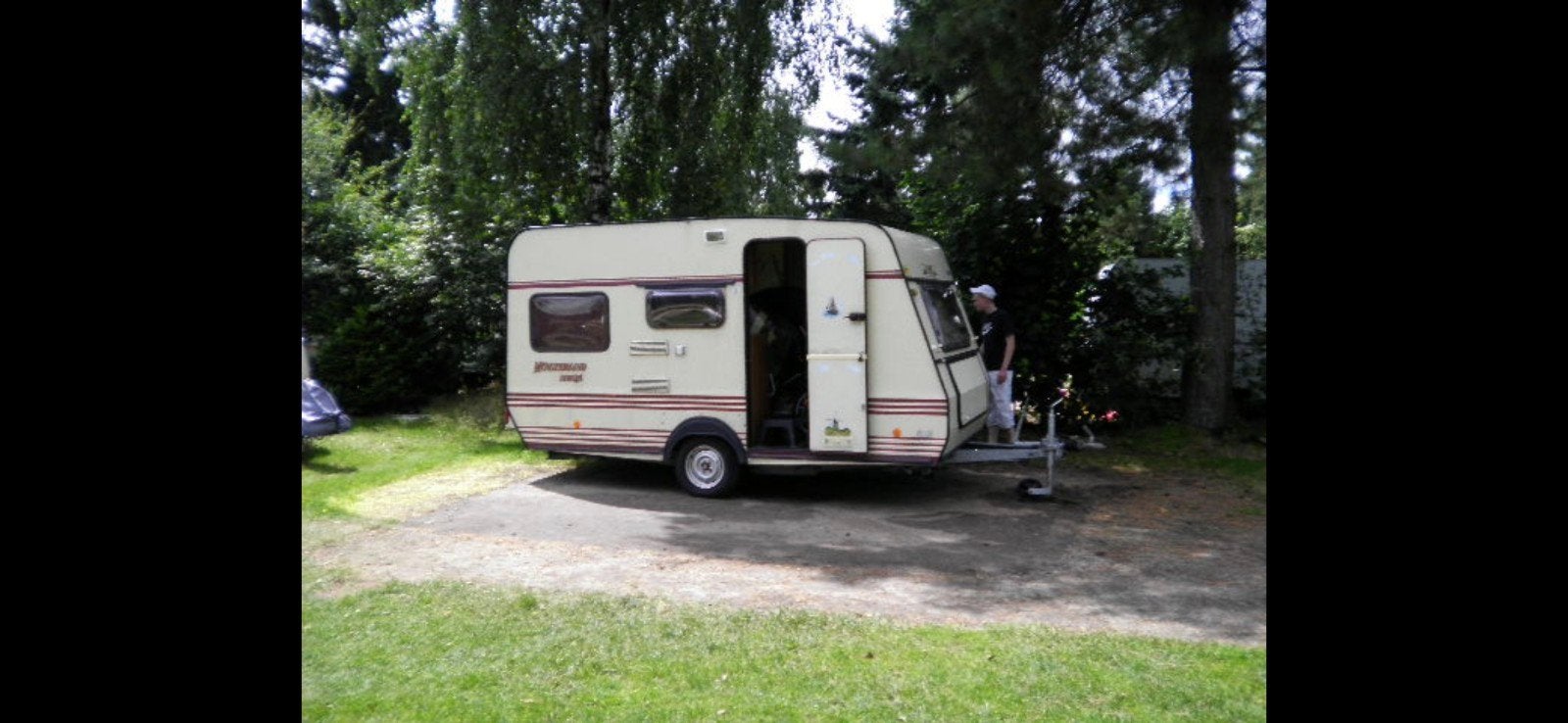 Caravan Munsterland siësta LMC 1988, Vast bed, Treinzit, Tot en met 3, 500 - 750 kg