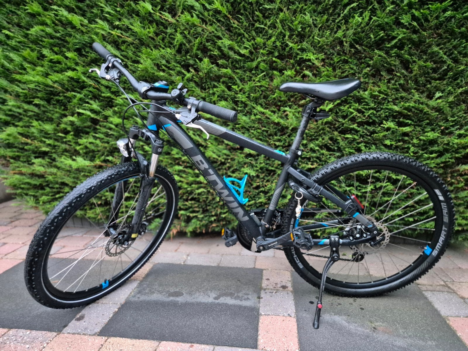 B'Twin Rockrider 520 Mountainbike, Overige merken, Gebruikt, Vering, 49 tot 53 cm