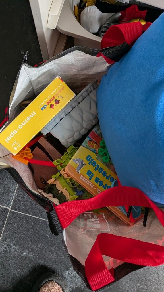 Tas vol gratis speelgoed - zsm ophalen Puttershoek, Ophalen of Verzenden, Gebruikt, Jongen of Meisje