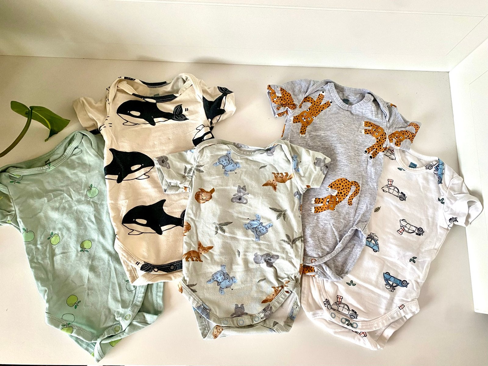 Hema Rompertjes Maat 50-56 - 4 Stuks, Ophalen of Verzenden, Gebruikt, Jongetje of Meisje, Nacht- of Onderkleding