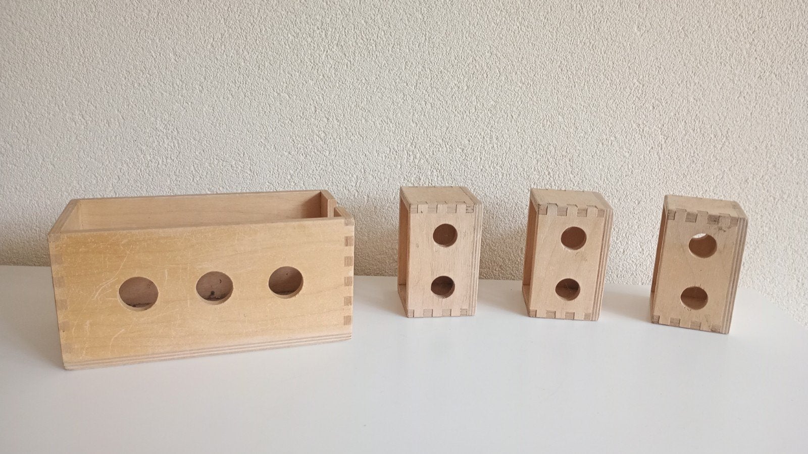 Rolf, houten blokken, Ophalen of Verzenden